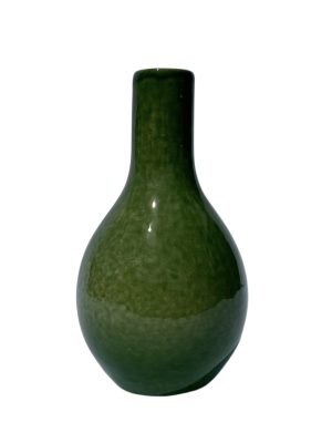 Wazon 22cm ceramiczny szkliwiony trawiasta zieleń