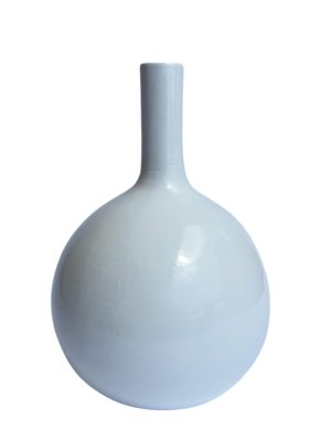 Wazon 19cm ceramiczny dekoracyjny biały