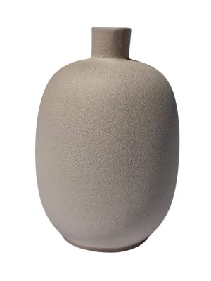 Wazon 27cm ceramiczny dekoracyjny beżowy
