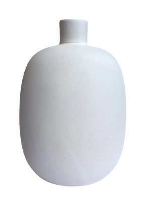 Wazon 27cm ceramiczny dekoracyjny biały